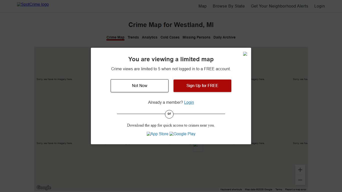 Crime in Westland - Westland, MI Crime Map | SpotCrime